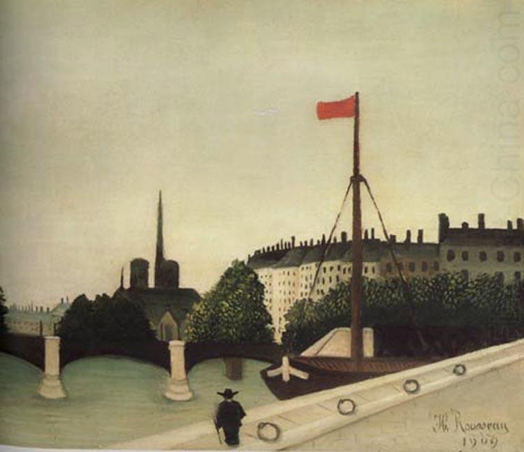 Henri Rousseau Notre-Dame Seen from Port Henri-IV china oil painting image